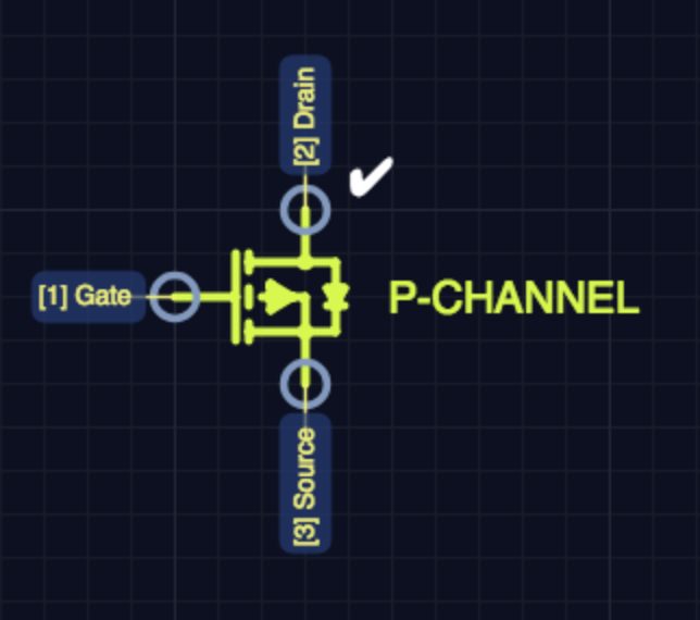 P Channel MOSFET